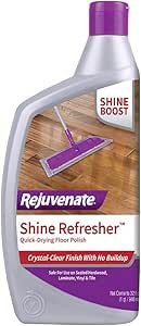 Rejuvenate Shine Refresher Floor Polish Review Best for Hardwood, Laminate, Vinyl, and Tile Floors