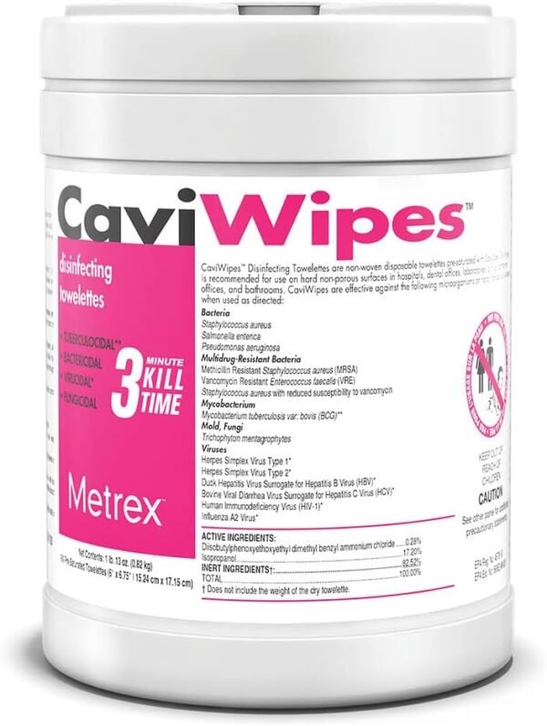 Comprehensive review of Metrex CaviWipes disinfecting towelettes canister wipes for household cleaning