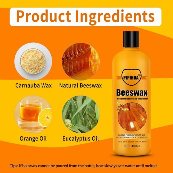 71QMZKFJMbL._AC_SL1500_ Review of PIPIHUA Beeswax Polish for Wood Furniture Care and Restoration