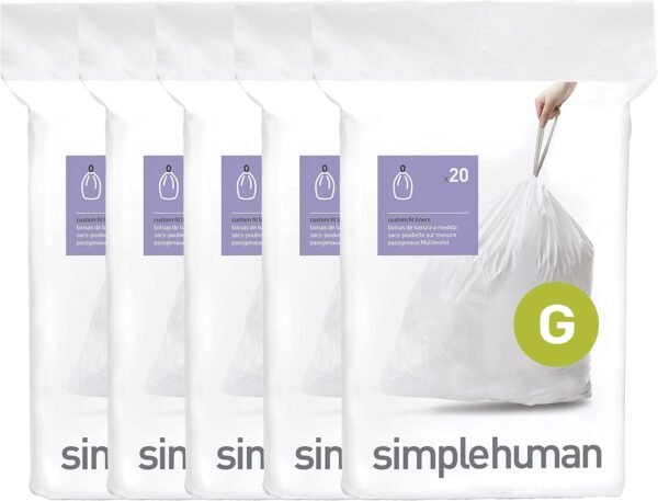 71RYBFA2kKL._AC_SL1500_ Review of simplehuman Code G Custom Fit Trash Bags for Perfect Can Fit