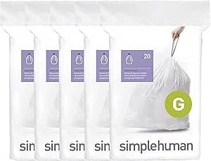 71RYBFA2kKL.__AC_SX300_SY300_QL70_ML2_ Review of simplehuman Code G Custom Fit Trash Bags for Perfect Can Fit