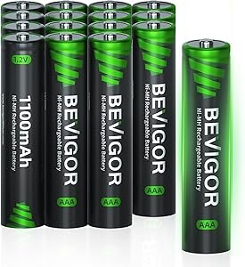 71di2kiyeL._AC_SY300_SX300_ Comprehensive review of BEVIGOR rechargeable AAA batteries 1100mAh with long-lasting performance and durability