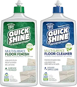 Quick Shine Multi Surface Floor Cleaner and Polish review for hardwood and tile floors