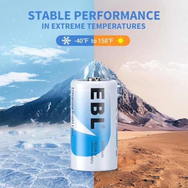 81ZTlPG8YL._AC_SL1500_ Comprehensive review of EBL CR123A batteries 3V 1600mAh for long-lasting performance